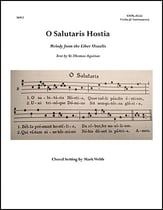 O Salutaris Hostia SATB choral sheet music cover